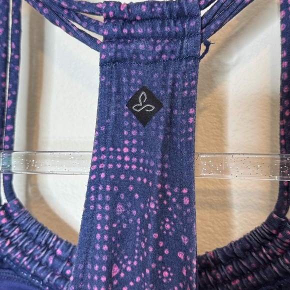 Prana Navy Blue with Pink print size 4 - Picture 9 of 13